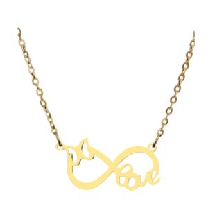 Colar Feminino Inox Dourado 20361