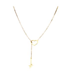 Colar Feminino Inox Dourado 20363