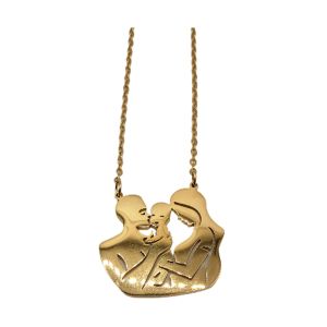 Colar Feminino Inox Dourado 20371