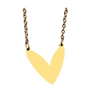 Colar Feminino Inox Dourado 20412