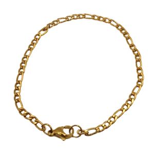 Mascote Masculino Inox Dourado 30393