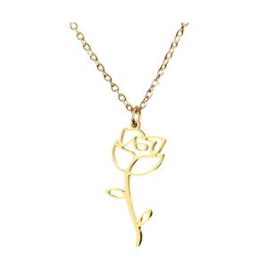 Colar Feminino Inox Dourado 20370