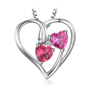 Colar Prata Cristais Zircônia Cúbica Silver 53603, 45mm