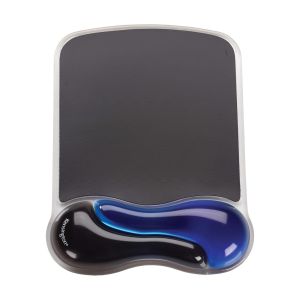 Mouse Pad com Apoio de Pulso Kensington Slim Duo Gel, Preto/Azul