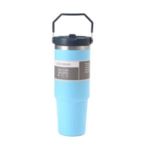 Caneca Térmica com Pega 890 ml, Azul