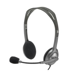 Headphones Microfone Logitech H110, Preto