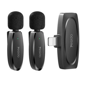Microfone Lapela Yesido KR-14 Entrada Lightning