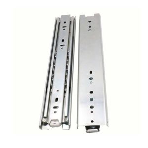 Corrediça telescópica em aço zincado, com comprimento de 250 mm