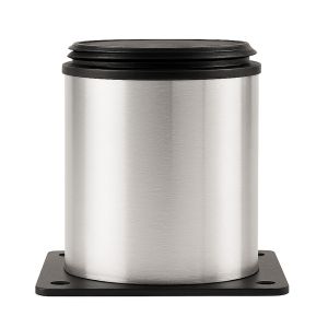 Pé de Coque Plastica Preta, 43mm