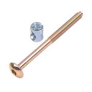 Parafuso de União em Aço Zincado, M6x100mm