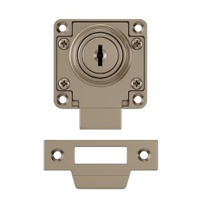 Vidro Fechadura de Sobrepor para Móveis, Cromada