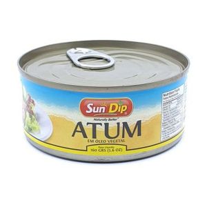 Atum em Óleo Vegetal Sun Dip, 160 g
