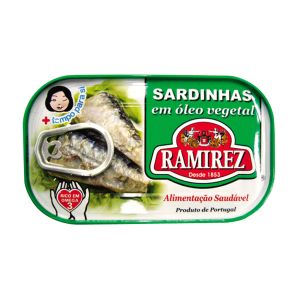 Sardinhas Ramirez em Óleo Vegetal, 125 g