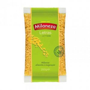 Massa Milaneza Letras, 250 g