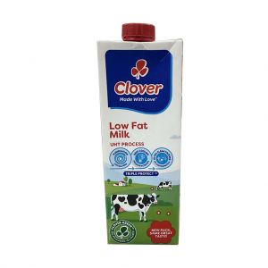 Leite Meio Magro Clover, 1 L