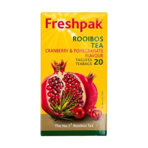 Chá Freshpak Rooibos Cranberry & Pomegranate, 20 un