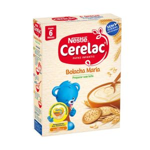 Papa para Bebé Nestlé Cerelac Bolacha Maria, 250 g