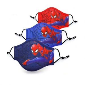 Pacote de 3 Máscaras de Protecção Para Crianças Spiderman Modelo 2, Várias Cores