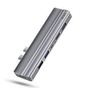 Adaptador Wiwu ALPHA T9 8 em 1 Type-C