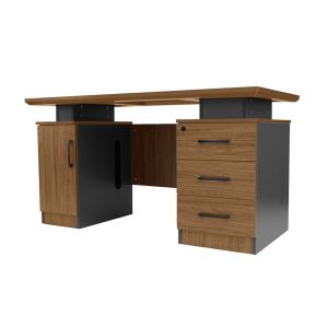 Mesa de Escritório TC-5814, Castanho