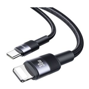 Cabo USAMS US-SJ729 30W Type-C Para Iphone, 1.2m