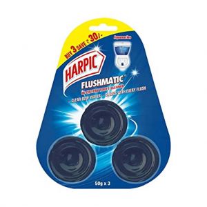 Bloco Sanitário Harpic Marinho, 3 un