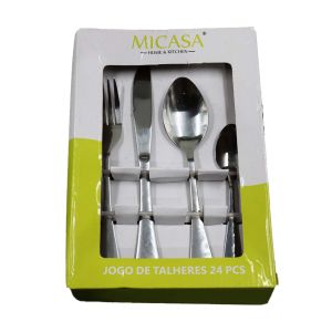 Jogo de Talheres Micasa Roma, 24 un