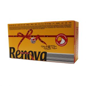 Lenço Facial Renova Red Label Maxi Yellow, 80 un