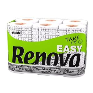 Papel Higiénico Renova Easy, 12 un