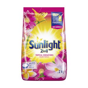 Detergente Sunlight 2in1 Tropical Sensations, 2 Kg
