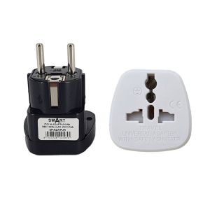 Ficha Adaptador SMART Rectangular 16A UK, Branco 