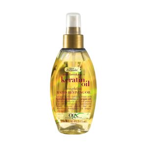 Óleo Capilar em Spray OGX Anti‑Breakage + Keratin Oil Weightless Reviving, 118ml