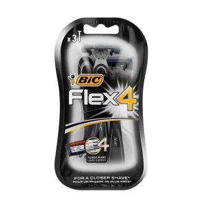 Barbeador de 4 Lâminas Bic Flex 4, 4 un