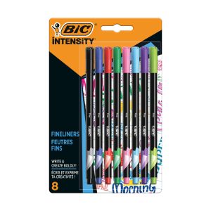 Marcador Fineliner Bic Intensity 0.4mm, 8 un