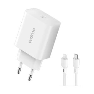 Adaptador de Carregamento Oraimo PowerCube 20 Fast Charging 20W Type C To Lighting