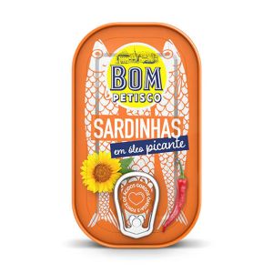 Sardinha em Óleo Picante Bom Petisco, 120 g