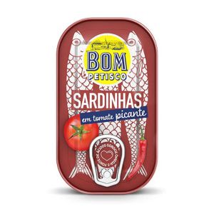 Sardinha em Tomate Picante Bom Petisco, 120 g