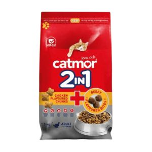 Ração para Gatos Catmor Chicken & Beef, 1.5 Kg