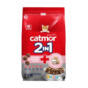 Ração para Gatos Catmor Chicken, 1.5 Kg