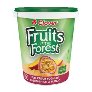 Iogurte Clover Fruit Forest Passion Fruit & Mango, 1 Kg
